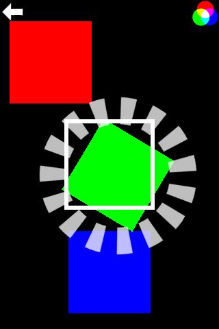 妥善安排各種形狀的色塊，使顏色正確融合。