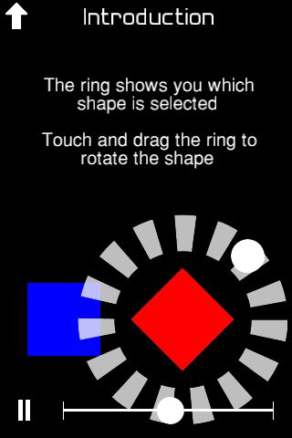 外圍圓環顯示您所選擇的色塊,點觸並拖曳圓環則可旋轉色塊。 外圍圓環顯示您所選擇的色塊,點觸並拖曳圓環則可旋轉色塊。