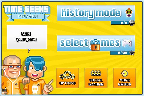 一開始玩家只能選擇進入History Mode，其他的遊戲模式必須開啟或遊玩History模式到不等的進度才會逐一開啟。