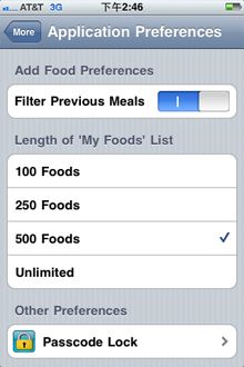Application Preferences