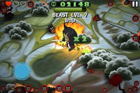 猛獸型態的等級會隨著殺傷數的累積而提升，等級越高就能維持越久。