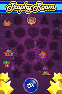 Trophy Room有26 枚可愛的獎章可蒐集