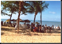 Fortaleza - strandliv en vanlig dag
