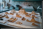 Nasjonalmuseet for atropologi -modell av byen prehispanic - MX