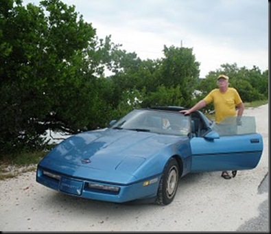 Key West - papa with Corvette