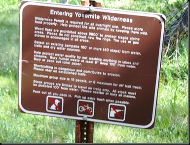 Yosimite Warning