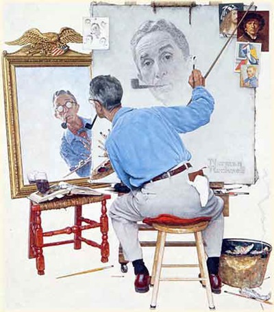 Norman_Rockwell_Self-portrait