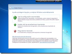 14 - Configuracion de actualizaciones Instalacion Windows 7