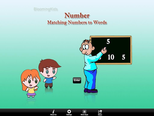 Matching Numbers to Words