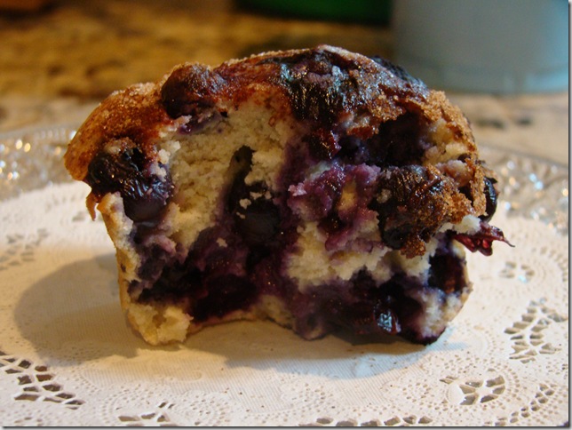 KA classic blueberry muffins