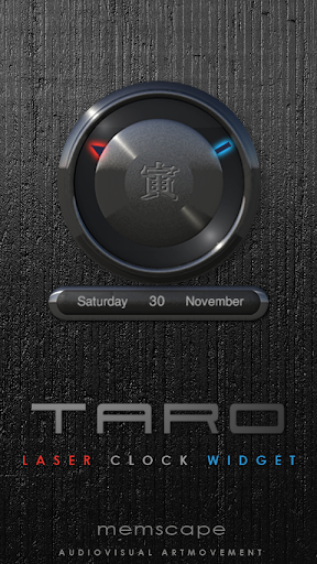 TARO Laser Clock Widget