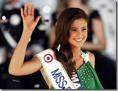 Malika Meinard, Miss France 2010. Photo Reuters.