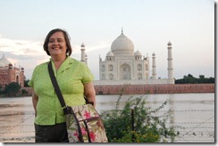 India 2010 - Agra , Taj Mahal , desde el rio , 17 de septiembre   21