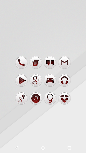 Clean Red - Icon Pack