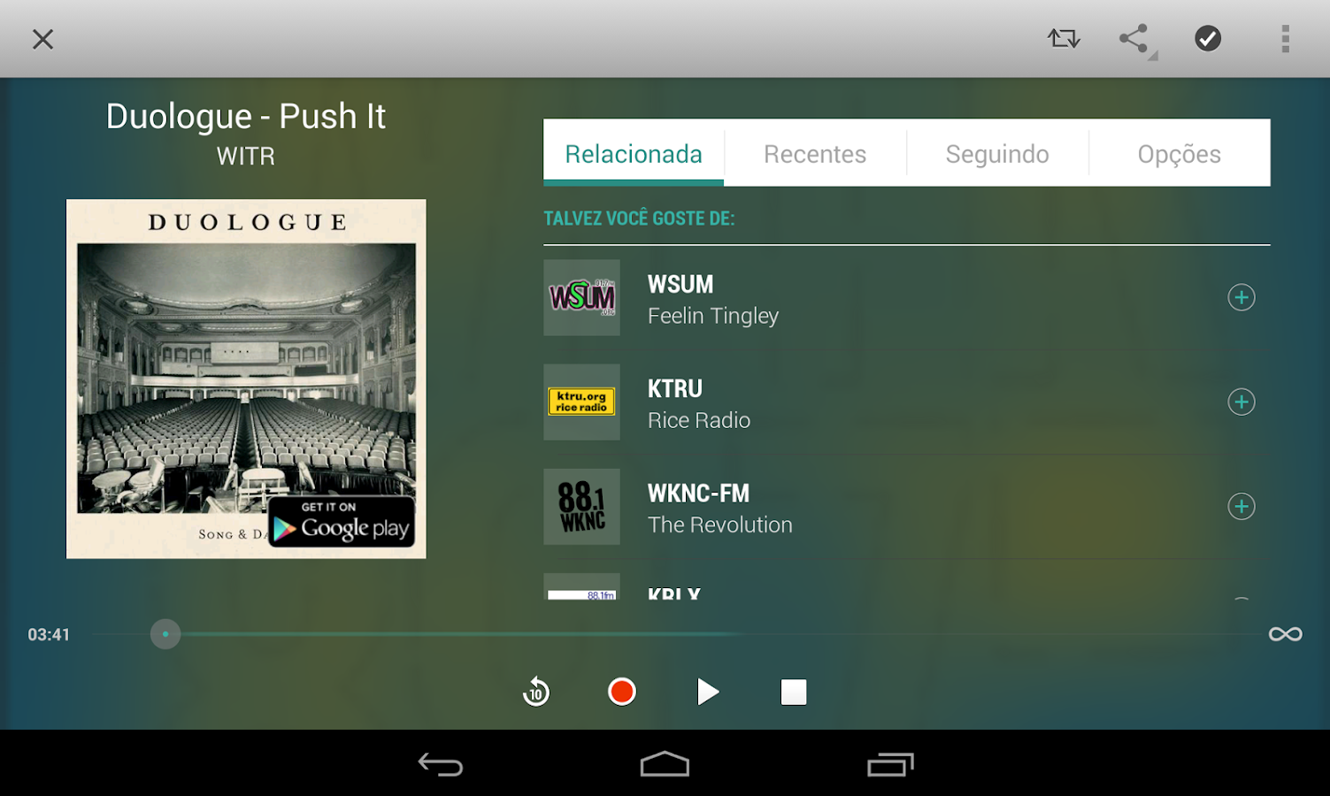 TuneIn Radio Pro - screenshot