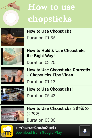 How to use chopsticks