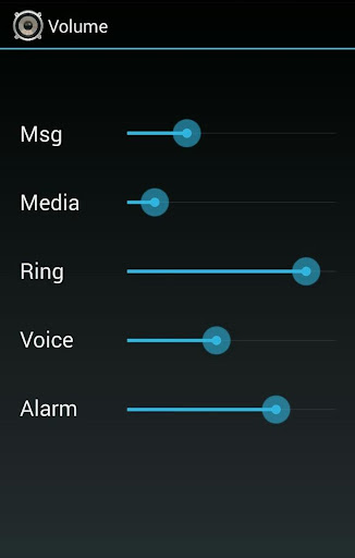 Volume Control Android 3.1+