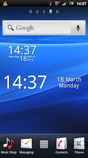 Simple Digital Clock Widget