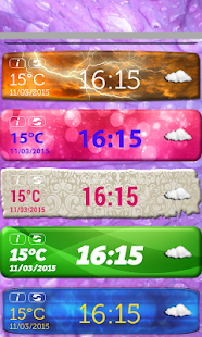Clock And Weather Widget Screen 2