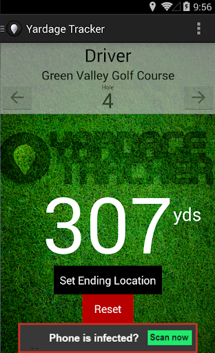 Yardage Tracker