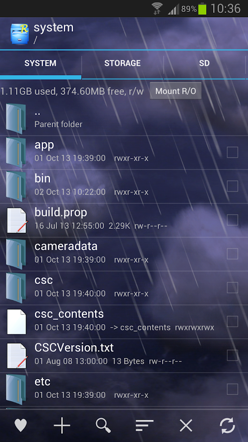 Root Explorer - screenshot