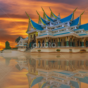 temple in Thailand by Jakkree Thampitakkul - Landscapes Sunsets & Sunrises