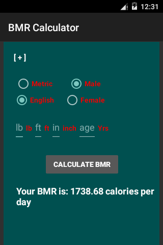 BMR Calculator