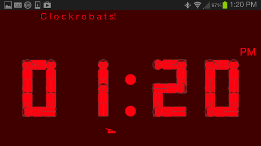 Clockrobats Table Desk Clock