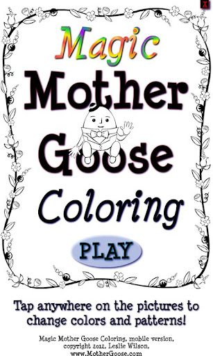 Magic Mother Goose Coloring