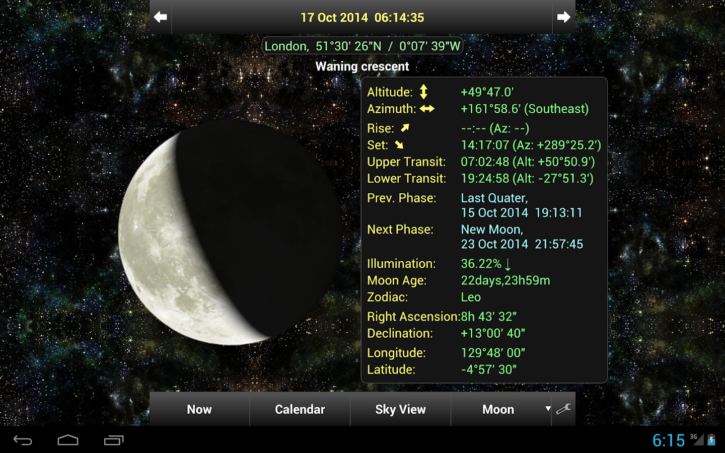 Free Moon Phase App _ 11 Best Moon Phase Calendar Apps for Android ...