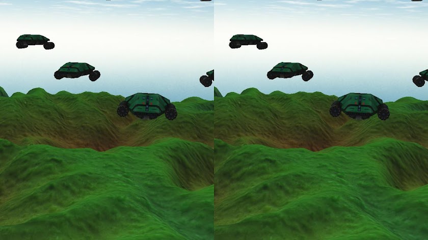 Rajawali Virtual Reality Demo Screen 2