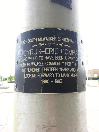 Bucyrus-Erie Company Centennial Plaque