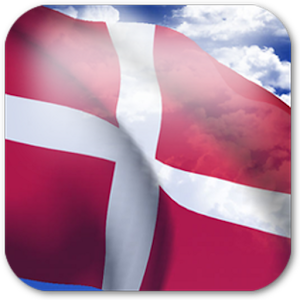 3D Denmark Flag