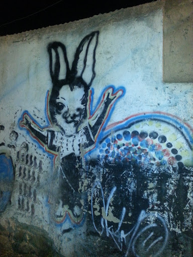 Evil Bunny Mural