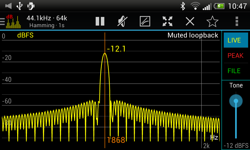 Sound Spectrum Pro Screen 3