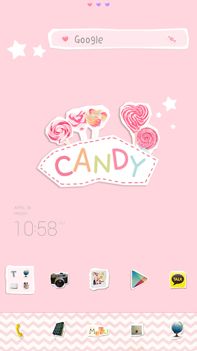 Candy dodol launcher theme