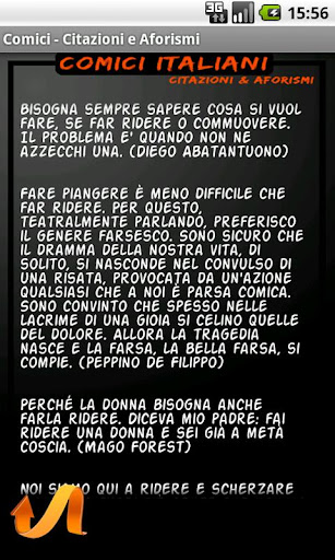 Comici Italiani - Citazioni Android app Screenshot 5