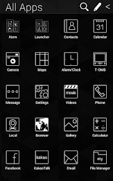 Black and White Atom theme poster 5