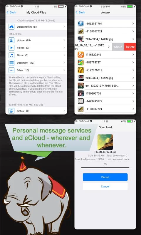 Espier Messages Pro - screenshot