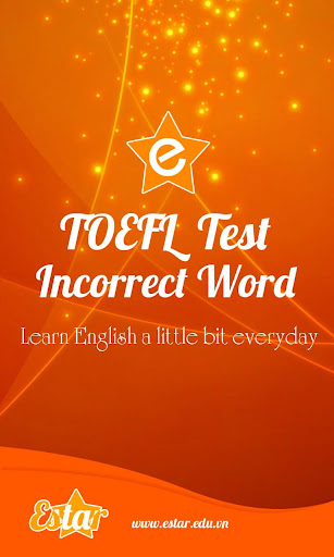 TOEFL Incorrect Word