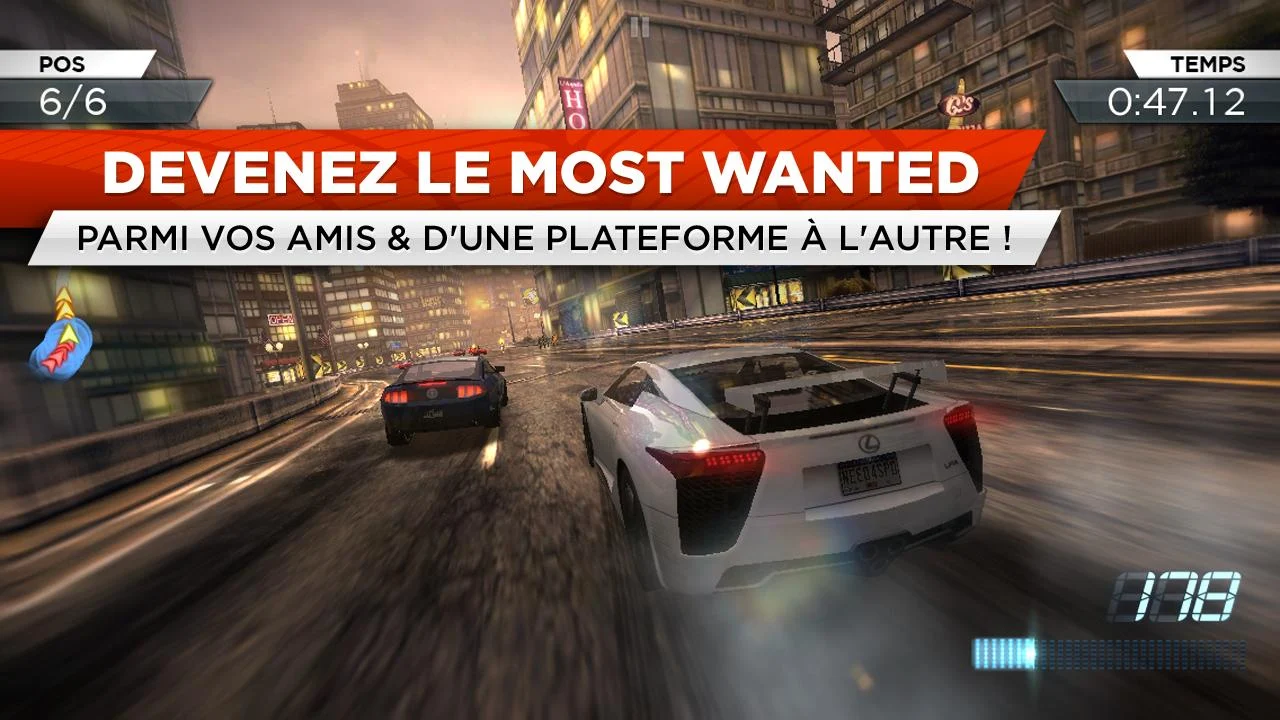   Need for Speed™ Most Wanted – Capture d'écran 
