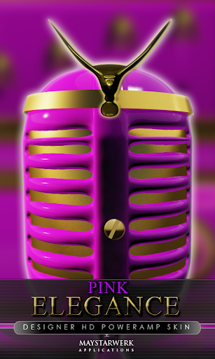 elegance poweramp skin pink