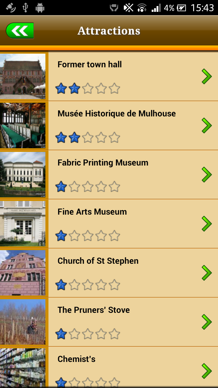 Mulhouse Offline Map Guide Screen 3