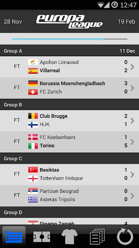 LiveScore Europa League