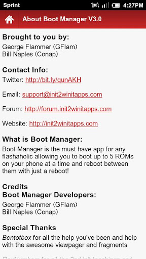 Boot Manager v3.1.1
