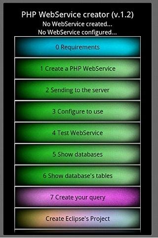 PHP Web service Creator