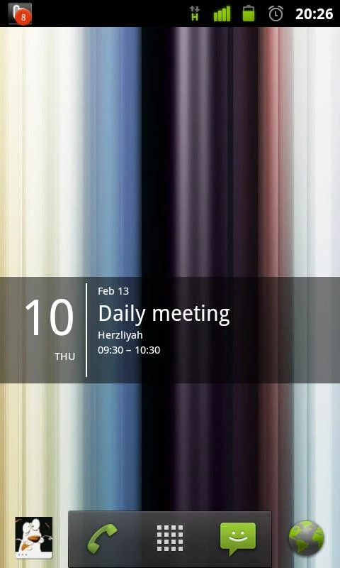Simple Calendar Widget - screenshot