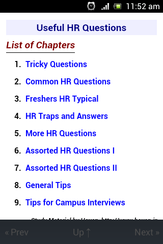 HR Interview Question Answers