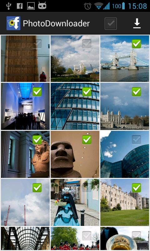MyPhotoDownloader for Facebook - screenshot