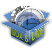 Transparent clock. widget LITE